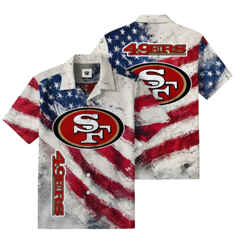 [SPECIAL OFFER] NEW CUSTOMIZED NFL11 SF49 SAN FRANCISCO 49ERS UNISEX HAWAIIAN SHIRT