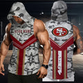 [SPECIAL OFFER] NEW CUSTOMIZED NFL11 SF49 SAN FRANCISCO 49ERS HOODED TANK TOP
