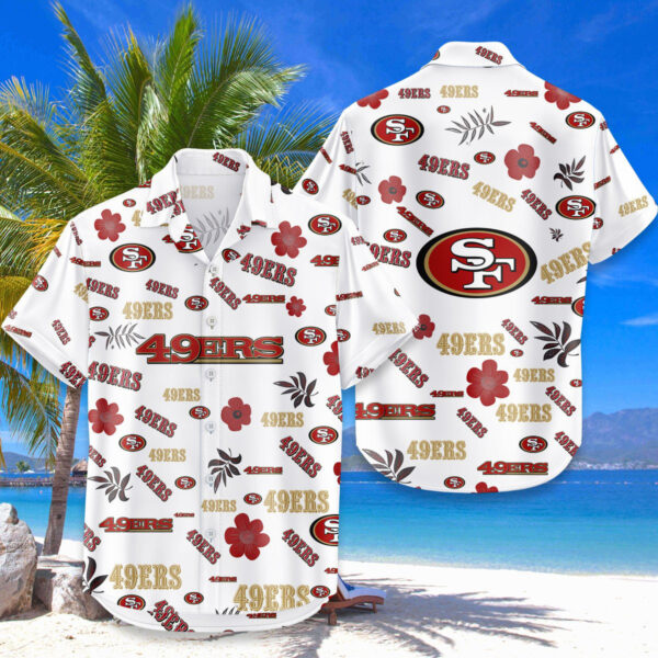 [SPECIAL OFFER] NEW CUSTOMIZED NFL11 SF49 SAN FRANCISCO 49ERS UNISEX HAWAIIAN SHIRT