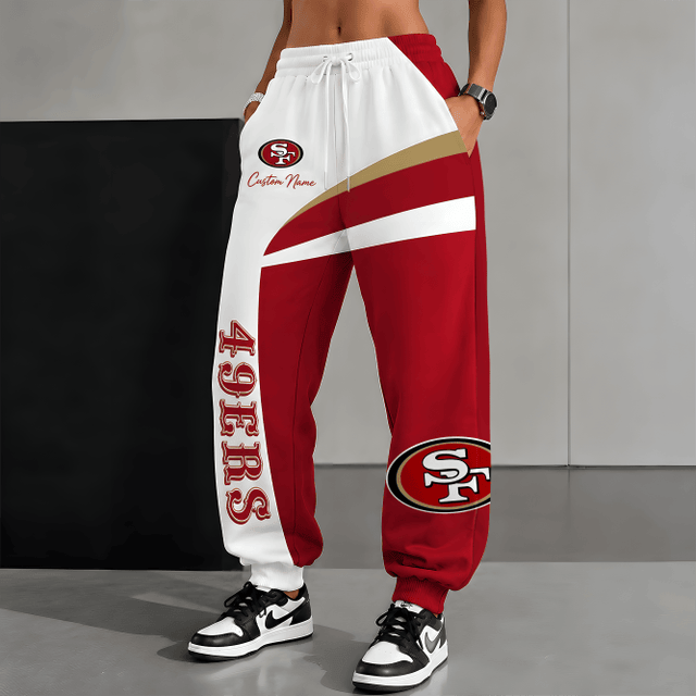 [SPECIAL OFFER] NEW CUSTOMIZED NFL11 SF49 SAN FRANCISCO 49ERS SWEATPANTS