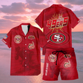 [SPECIAL OFFER] NEW CUSTOMIZED NFL11 SF49 SAN FRANCISCO 49ERS UNISEX HAWAIIAN SHIRT & SHORTS SET
