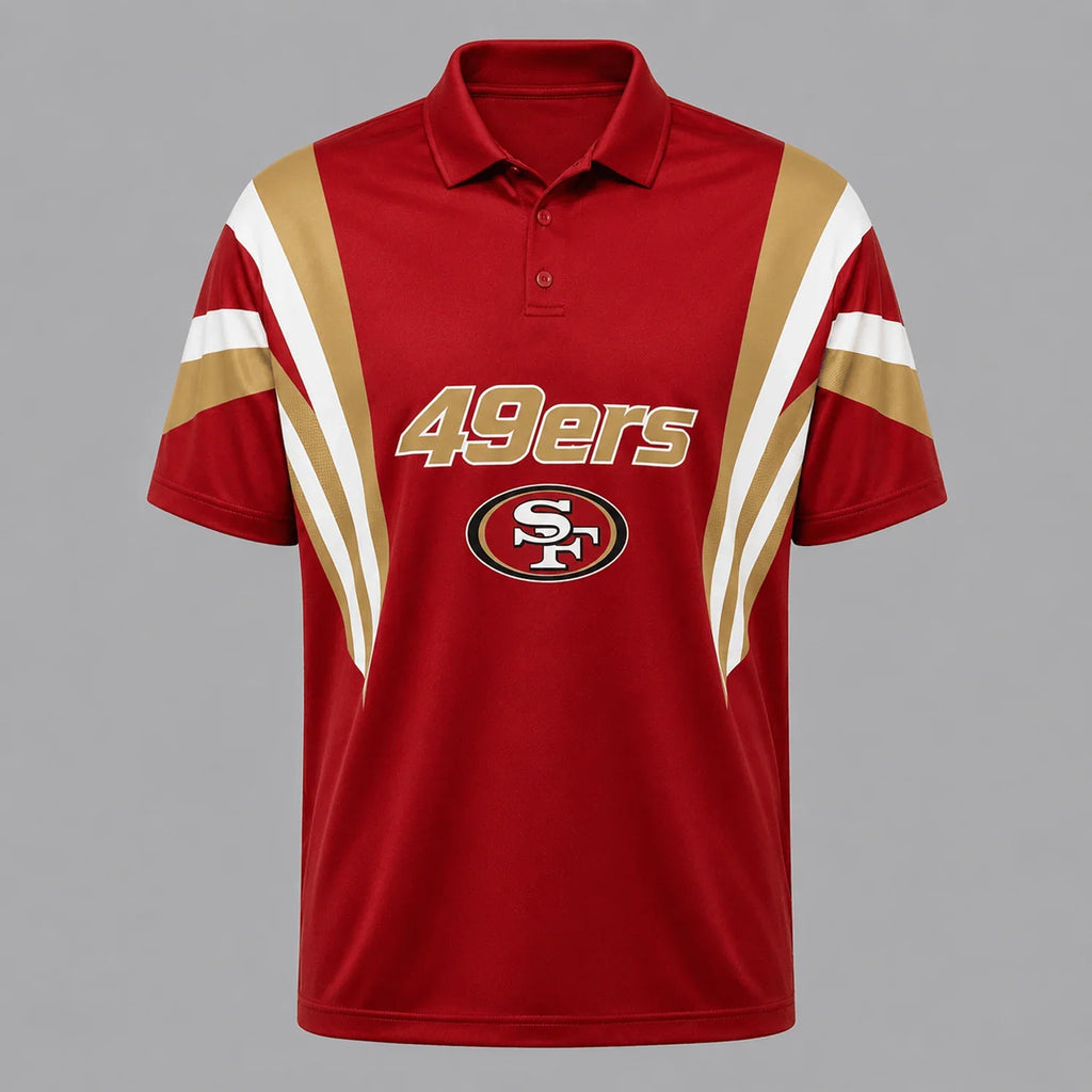 [SPECIAL OFFER] NEW CUSTOMIZED NFL11 SF49 SAN FRANCISCO 49ERS POLO SHIRT
