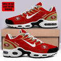 [SPECIAL OFFER] NEW CUSTOMIZED NFL11 SF49 SAN FRANCISCO 49ERS AIR MAX PLUS SNEAKERS