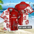 [SPECIAL OFFER] NEW CUSTOMIZED NFL11 SF49 SAN FRANCISCO 49ERS UNISEX HAWAIIAN SHIRT & SHORTS SET