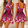 [FAN FAVORITE] NEW CUSTOMIZED NCAA FBS12 AKR ARKANSAS RAZORBACKS WOMEN'S SUMMER SKORT DRESS