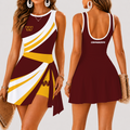 [SPECIAL OFFER] NEW CUSTOMIZED NFL12 WTC WASHINGTON COMMANDERS WOMEN'S SUMMER SKORT DRESS