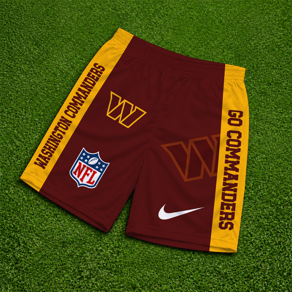 [SPECIAL OFFER] NEW CUSTOMIZED NFL12 WTC WASHINGTON COMMANDERS SHORT PANTS