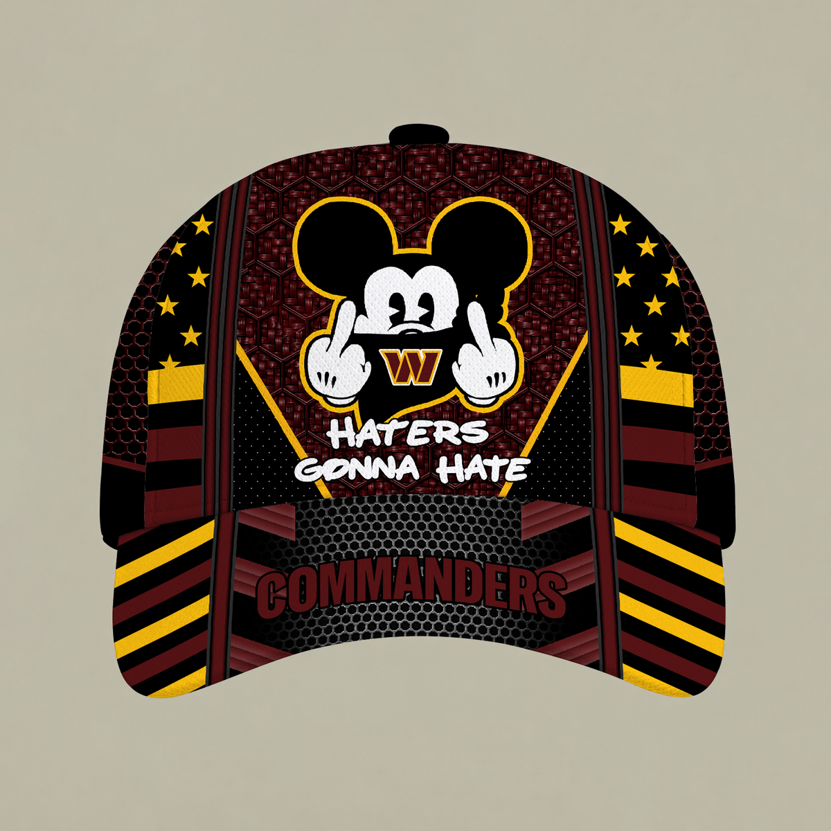 [SPECIAL OFFER] NEW CUSTOMIZED NFL12 WTC WASHINGTON COMMANDERS CLASSIC CAP