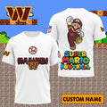 [SPECIAL OFFER] NEW CUSTOMIZED NFL12 WTC WASHINGTON COMMANDERS SUPER MARIO T-SHIRT, HOODIE, ZIP HOODIE
