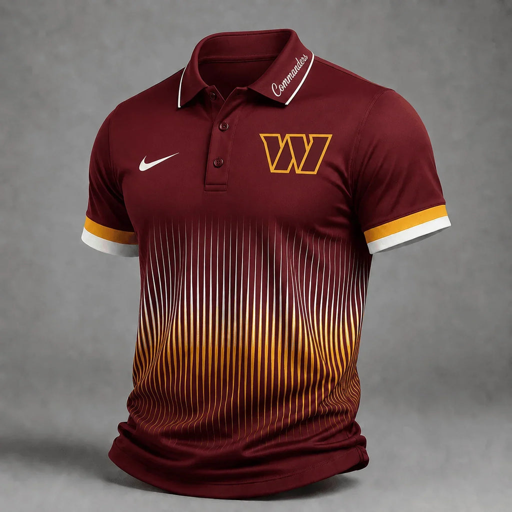 [SPECIAL OFFER] NEW CUSTOMIZED NFL12 WTC WASHINGTON COMMANDERS POLO SHIRT