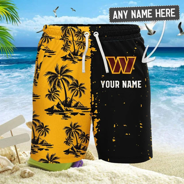 [SPECIAL OFFER] NEW CUSTOMIZED NFL12 WTC WASHINGTON COMMANDERS UNISEX HAWAIIAN SHIRT & SHORTS SET