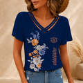 [FAN FAVORITE] NEW CUSTOMIZED NCAA FBS13 ABT AUBURN TIGERS V-NECK SHIRT