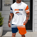 [SPECIAL OFFER] NEWCUSTOMIZED NFL13 DVB DENVER BRONCOS UNISEX T-SHIRT & SHORTS SET