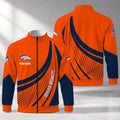 [SPECIAL OFFER] NEW CUSTOMIZED NFL13 DVB DENVER BRONCOS STAND COLLAR JACKET