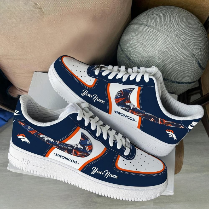 [SPECIAL OFFER] NEW CUSTOMIZED NFL13 DVB DENVER BRONCOS AF1 SNEAKERS