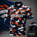 [SPECIAL OFFER] NEW CUSTOMIZED NFL13 DVB DENVER BRONCOS CAMO POLO SHIRT
