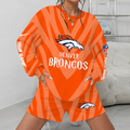 [SPECIAL OFFER] NEW CUSTOMIZED NFL13 DVB DENVER BRONCOS UNISEX SWEATSHIRT & SHORTS SET