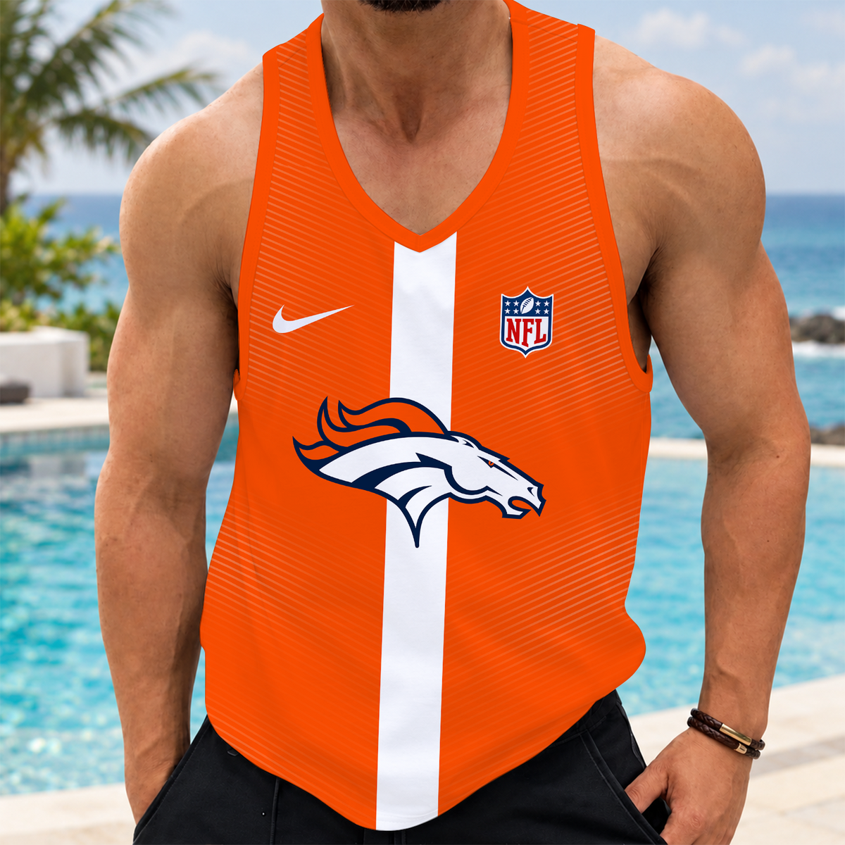 [SPECIAL OFFER] NEW CUSTOMIZED NFL13 DVB DENVER BRONCOS UNISEX TANK TOP