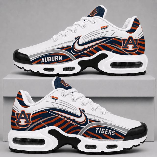 [FAN FAVORITE] NEW CUSTOMIZED NCAA FBS13 ABT AUBURN TIGERS AIR MAX PLUS SNEAKERS