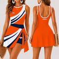 [SPECIAL OFFER] NEW CUSTOMIZED NFL13 DVB DENVER BRONCOS WOMEN'S SUMMER SKORT DRESS