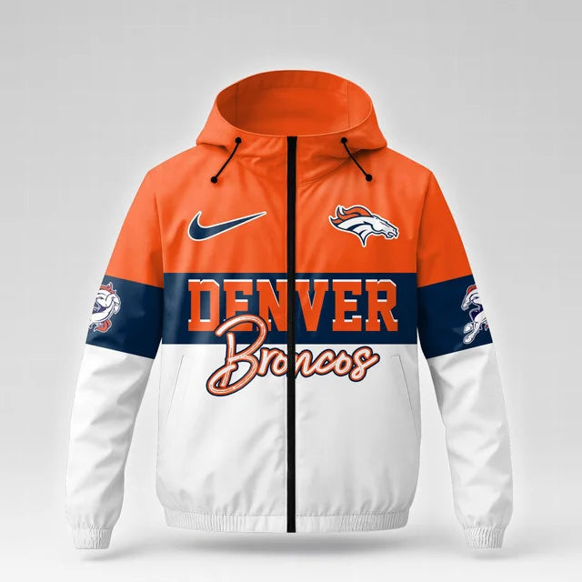 [SPECIAL OFFER] NEW CUSTOMIZED NFL13 DVB DENVER BRONCOS WINDBREAKER JACKET