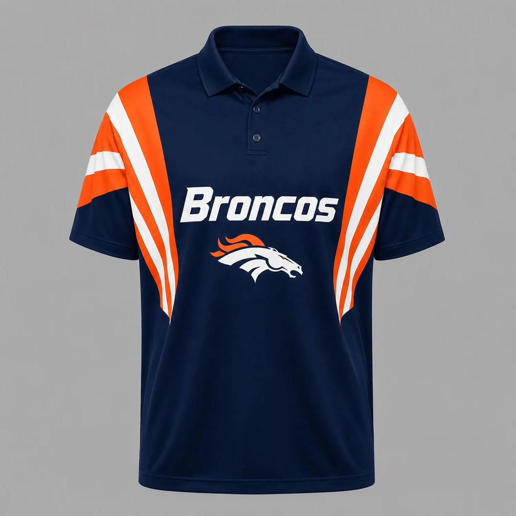 [SPECIAL OFFER] NEW CUSTOMIZED NFL13 DVB DENVER BRONCOS POLO SHIRT