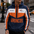 [SPECIAL OFFER] NEW CUSTOMIZED NFL13 DVB DENVER BRONCOS WINDBREAKER JACKET