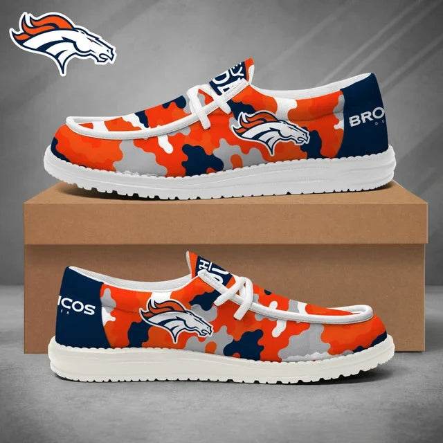 [SPECIAL OFFER] NEW CUSTOMIZED NFL13 DVB DENVER BRONCOS LOAFER SHOES