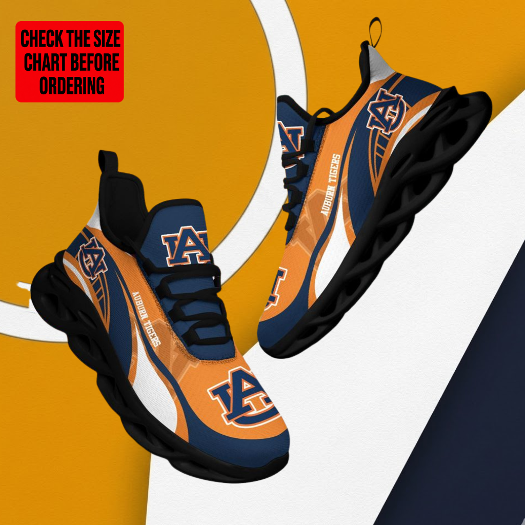 [FAN FAVORITE] NEW CUSTOMIZED NCAA FBS13 ABT AUBURN TIGERS CLUNKY SNEAKERS