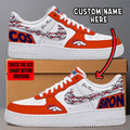[SPECIAL OFFER] NEW CUSTOMIZED NFL13 DVB DENVER BRONCOS AF1 SNEAKERS