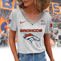 [SPECIAL OFFER] NEW CUSTOMIZED NFL13 DVB DENVER BRONCOS V-NECK SHIRT