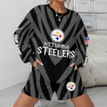 [SPECIAL OFFER] NEW CUSTOMIZED NFL14 PSB PITTSBURGH STEELERS UNISEX SWEATSHIRT & SHORTS SET