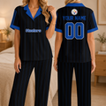 [SPECIAL OFFER] NEW CUSTOMIZED NFL14 PSB PITTSBURGH STEELERS SHORT SLEEVE & LONG PANTS PAJAMAS SET