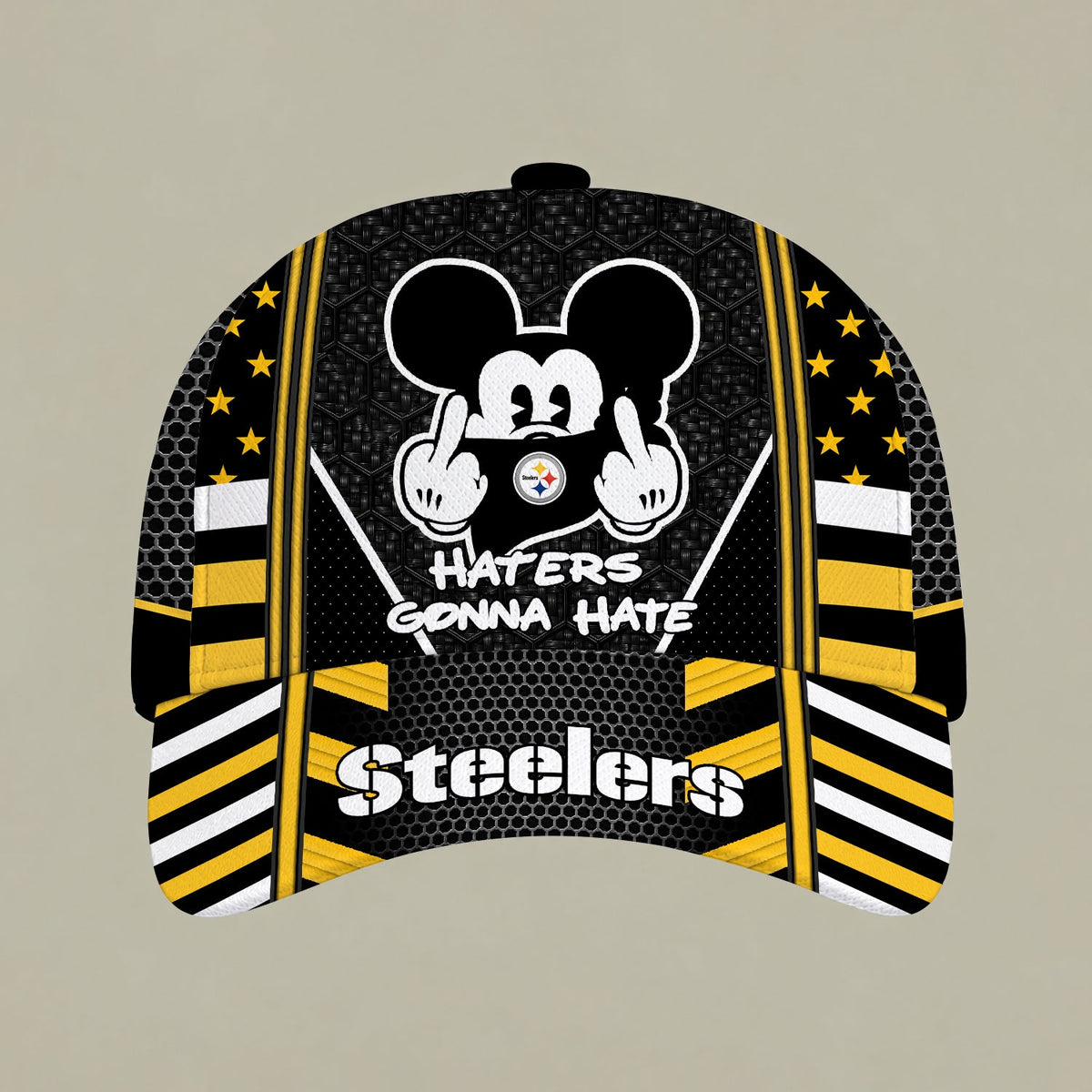 [SPECIAL OFFER] NEW CUSTOMIZED NFL14 PSB PITTSBURGH STEELERS CLASSIC CAP