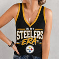 [SPECIAL OFFER] NEW CUSTOMIZED NFL14 PSB PITTSBURGH STEELERS WOMEN'S V-NECK TANK TOP