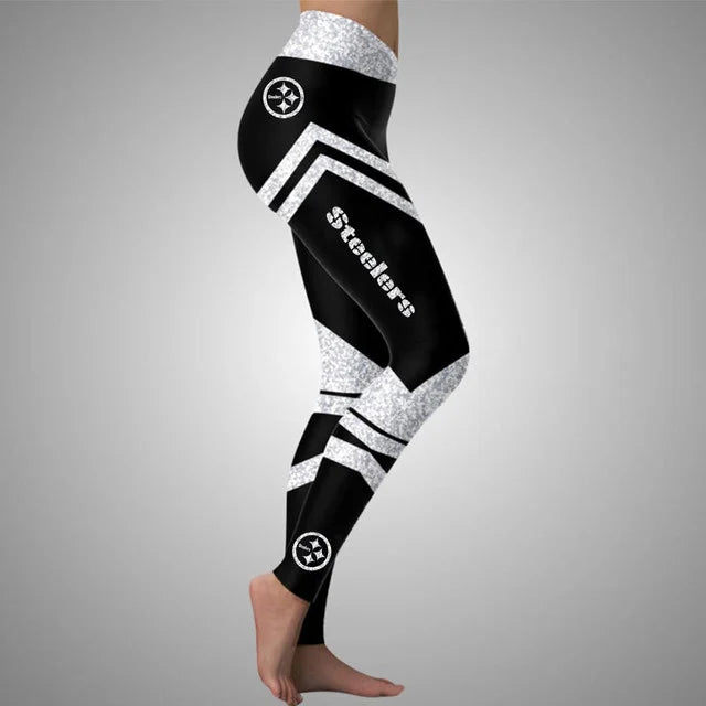[SPECIAL OFFER] NEW CUSTOMIZED NFL14 PSB PITTSBURGH STEELERS HOLLOW TANK TOP & LEGGINGS SET
