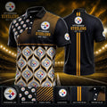 [SPECIAL OFFER] NEW CUSTOMIZED NFL14 PSB PITTSBURGH STEELERS POLO SHIRT