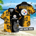 [SPECIAL OFFER] NEW CUSTOMIZED NFL14 PSB PITTSBURGH STEELERS UNISEX HAWAIIAN SHIRT & SHORTS SET