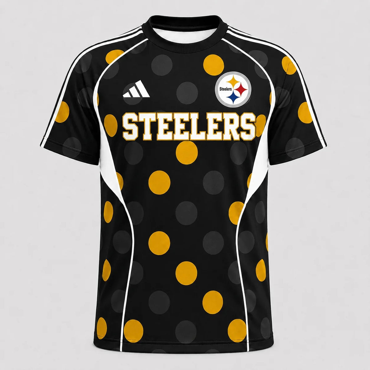 [SPECIAL OFFER] NEW CUSTOMIZED NFL14 PSB PITTSBURGH STEELERS RAGLAN TEE