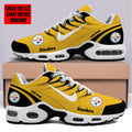 [SPECIAL OFFER] NEW CUSTOMIZED NFL14 PSB PITTSBURGH STEELERS AIR MAX PLUS SNEAKERS