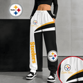 [SPECIAL OFFER] NEW CUSTOMIZED NFL14 PSB PITTSBURGH STEELERS SWEATPANTS