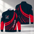 [SPECIAL OFFER] NEW CUSTOMIZED NFL15 HTT HOUSTON TEXANS STAND COLLAR JACKET
