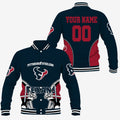[SPECIAL OFFER] NEW CUSTOMIZED NFL15 HTT HOUSTON TEXANS SATIN VARSITY & BASEBALL JACKET