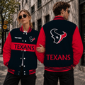 [SPECIAL OFFER] NEW CUSTOMIZED NFL15 HTT HOUSTON TEXANS SATIN VARSITY & BASEBALL JACKET