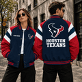 [SPECIAL OFFER] NEW CUSTOMIZED NFL15 HTT HOUSTON TEXANS SATIN VARSITY & BASEBALL JACKET