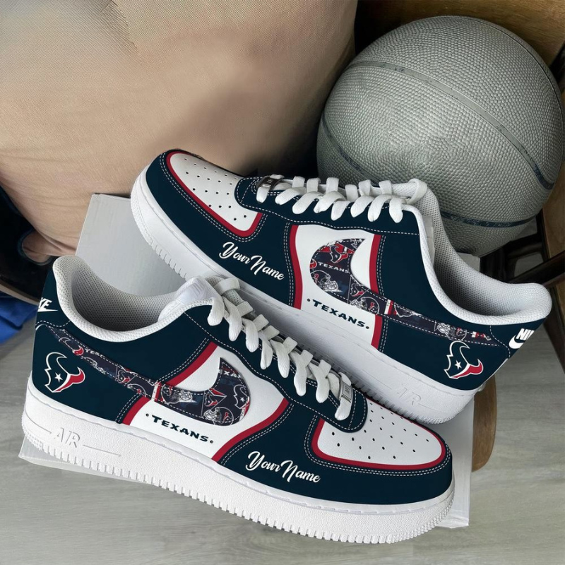 [SPECIAL OFFER] NEW CUSTOMIZED NFL15 HTT HOUSTON TEXANS AF1 SNEAKERS