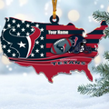 [SPECIAL OFFER] NEW CUSTOMIZED NFL15 HTT HOUSTON TEXANS CHRISTMAS ACRYLIC ORNAMENT