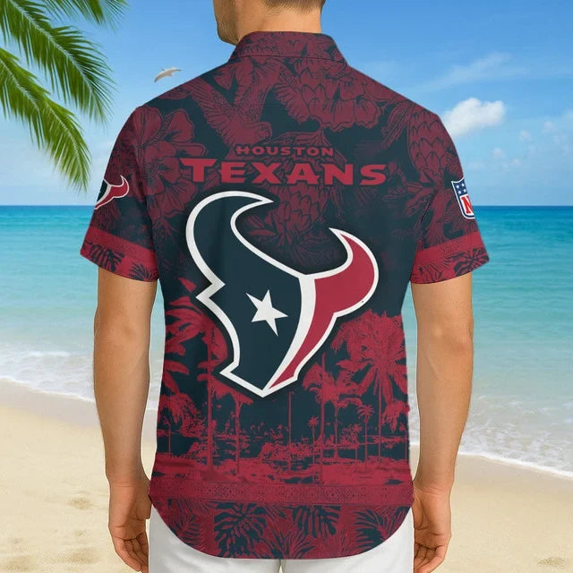 [SPECIAL OFFER] NEW CUSTOMIZED NFL15 HTT HOUSTON TEXANS UNISEX HAWAIIAN SHIRT
