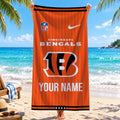 [SPECIAL OFFER] NEW CUSTOMIZED NFL16 CCB CINCINNATI BENGALS BEACH TOWEL