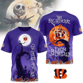 [SPECIAL OFFER] NEW CUSTOMIZED NFL16 CCB CINCINNATI BENGALS HALLOWEEN THE NIGHTMARE APPAREL